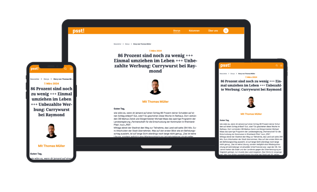 Startseite PSST!