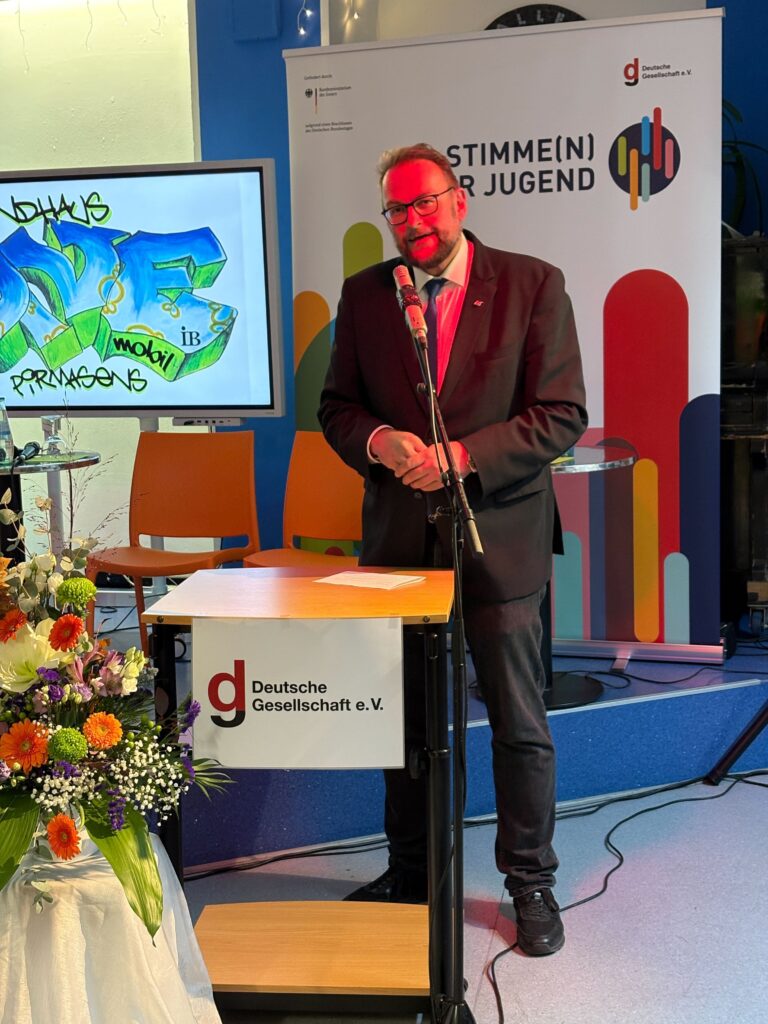 Oberbürgermeister Zwick bei seinem Grußwort