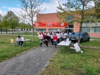 Die Teilnehmer beim Campuslauf an der Fachhochschule. Foto: Oliver Siebisch