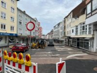 Der letzte Bauabschnitt in der südlichen Fußgängerzone hat begonnen. Foto: Thomas Müller