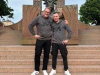 Pirmasens hat ein neues Rap-Duo: OB Markus Zwick und Marvin Adamzyk alias Mac Dam. Foto: privat