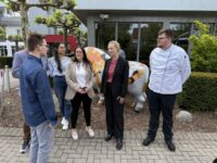 Gespräch mit Praktikanten