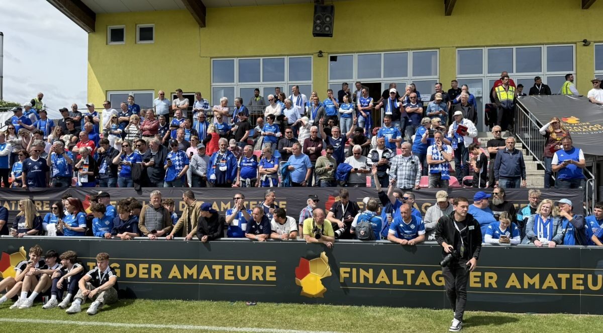 Die Klub hofft natürlich auf noch mehr blau-weiße Fans beim Oberliga Endspiel in Kaiserslautern