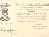 historischer verein Einladung zu 1928