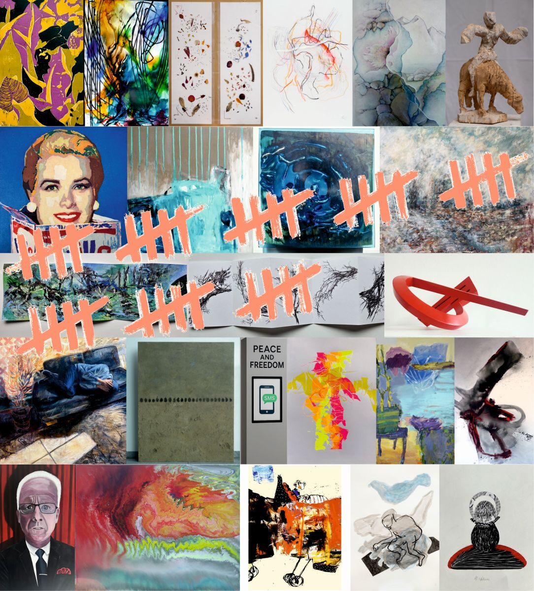 Jubiläum Collage Kreisgalerie Vernissage 2