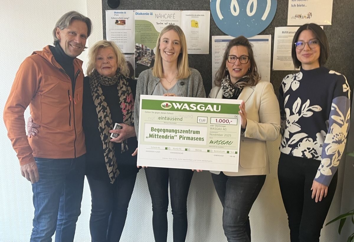 WASGAU SPENDENÜBERGABE 2025