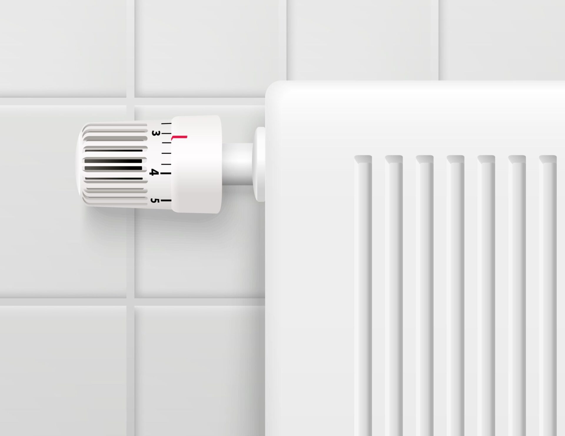 Temperature Control Knob Realistic Image