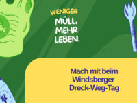 Grün Illustration Null Abfall Instagram Post (1)